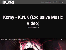 Tablet Screenshot of komymusic.com